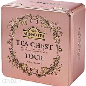 AHMAD TEA CHEST FOUR Zestaw herbat w puszce 40szt