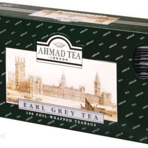 Ahmad Tea London Earl Grey Tea 100 torebek (w kopertach aluminiowych)