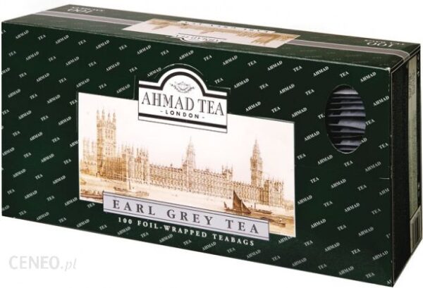 Ahmad Tea London Earl Grey Tea 100 torebek (w kopertach aluminiowych)