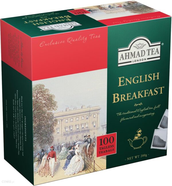 Ahmad Tea London english breakfast tea 100 torebek bez zawieszki