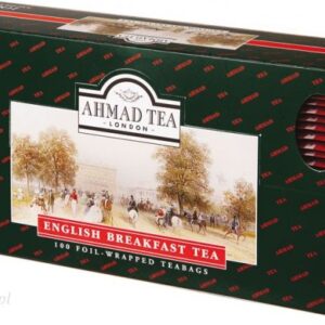 Ahmad Tea London English Breakfast Tea 100 torebek w kopertach aluminiowych