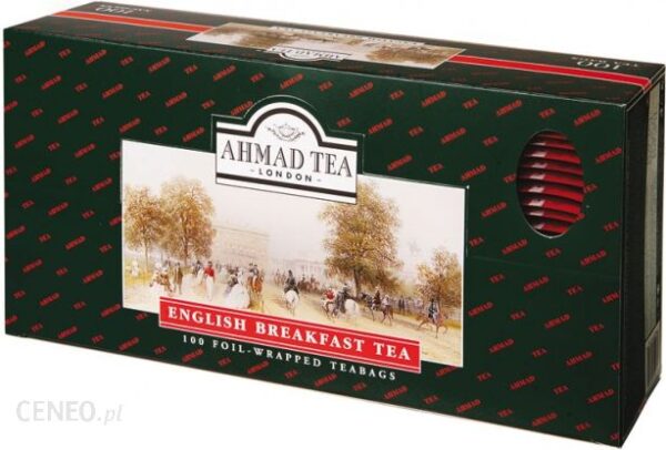 Ahmad Tea London English Breakfast Tea 100 torebek w kopertach aluminiowych