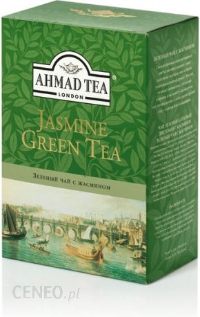 Ahmad Tea London green tea jasmin herbata zielona ekspresowa jaśminowa 100g kartonik