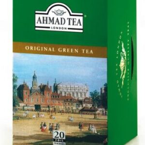 Ahmad Tea London Green Tea Original Herbata zielona expresowa 20 torebek (w kopertach aluminiowych)