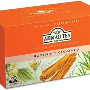 Ahmad Tea London - Napar Herbaciany Rooibos i Cynamon - 20 torebek (40g)