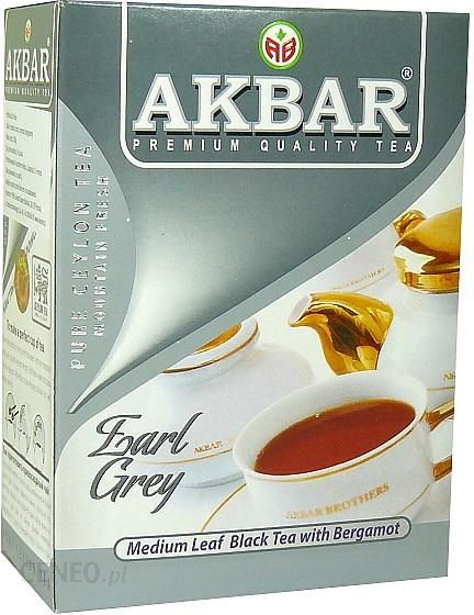 Akbar Earl Grey Herbata Liściasta 100g