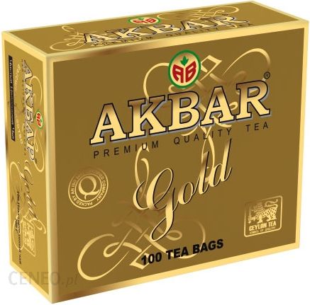 Akbar Tea Gold Ceylon 100 torebek z zawieszką