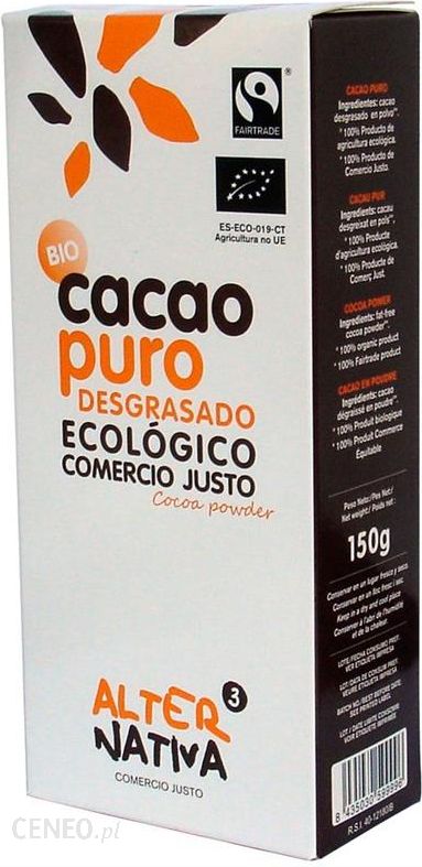 Alternativa Kakao W Proszku Fair Trade Bio 150G