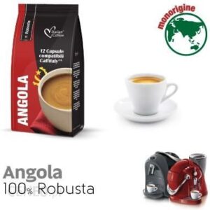 Angola 100% Robusta Kapsułki Do Tchibo Cafissimo 12 Kapsułek