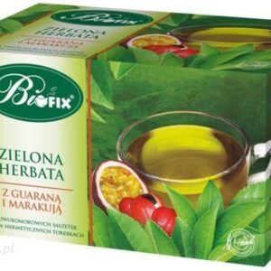 Bifix Herbata zielona ekspresowa z guaraną i marakują 40 g
