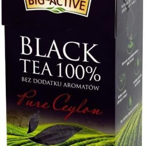 Big Active Black Tea 100% Pure Ceylon Herbata Czarna Liściasta 100G