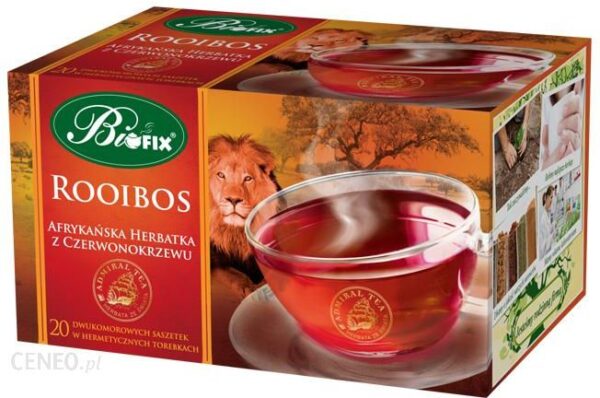 Biofluid Rooibos herbata afrykańska z czerwonokrzewem 20x2g