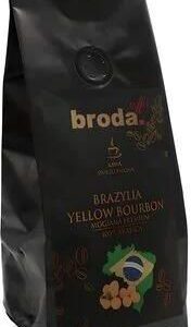 Broda Coffee Kawa Ziarnista Brazylia Yellow Bourbon Mogiana Premium Arabica 1kg