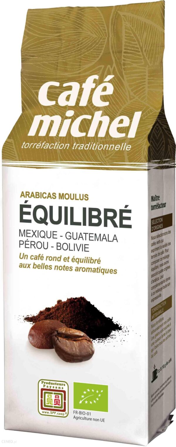 Cafe Michel Kawa Mielona Arabica Premium Equilibre Fair Trade Bio 250G