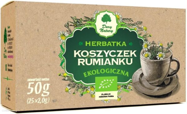 Dary Natury Herbata Z Koszyczków Rumianku Bio 25x2g