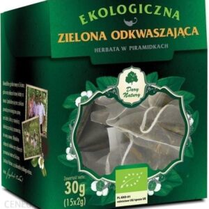 Dary Natury Herbata Zielona Odkwaszająca W Piramidkach Eko X15 Sasz