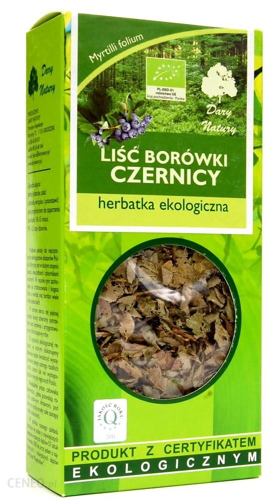 Dary Natury Herbatka Liść Borówki Czernicy Bio 25G