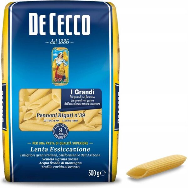 De Cecco Włoski Pennoni Rigati No39 500g