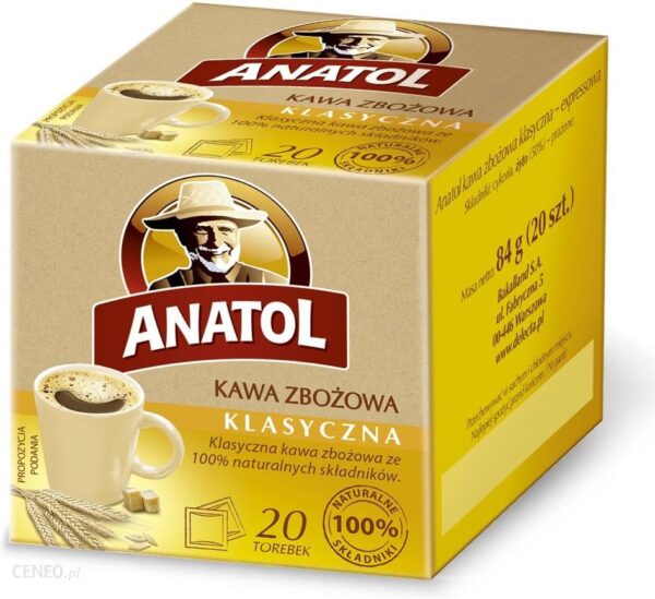 Delecta Anatol kawa zbożowa klasyczna 20 torebek (84g)