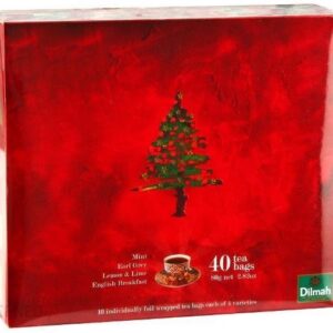 Dilmah Bożonarodzeniowy Zestaw Cejlońskich Herbat 40x2G