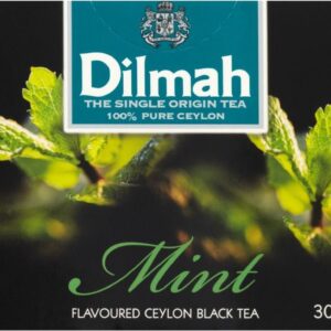 Dilmah Cejlońska Czarna Herbata Z Aromatem Mięty 30 G (20 Torebek)