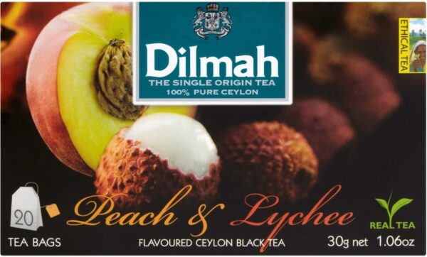 Dilmah Czarna Herbata Aromat Brzoskwini I Lychee 20X1.5G