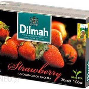 Dilmah czarna herbata aromat truskawki 20x1.5g