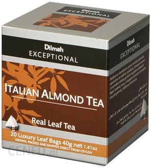 Dilmah czarna herbata aromat włoskich migdałów exceptional 20x2g