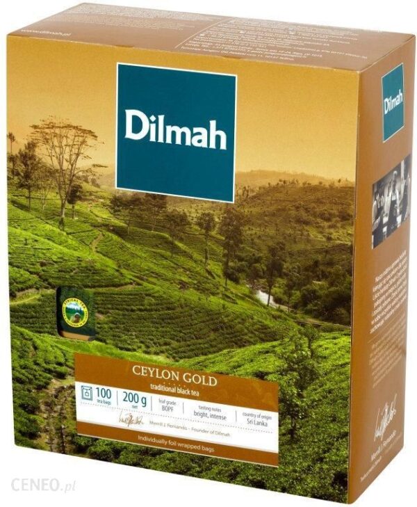 Dilmah Czarna Herbata Ceylon Gold 100X2G