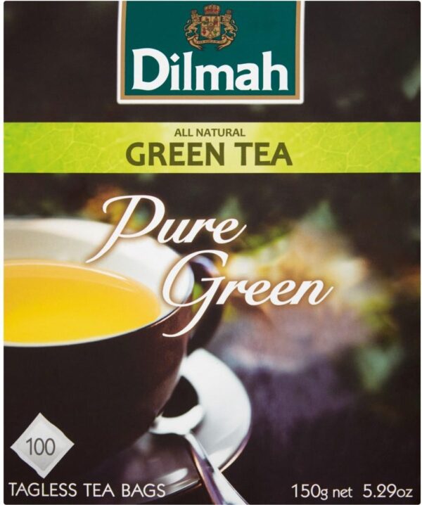 Dilmah Pure Green ¦ Dilmah ¦ Ziel. Herbata ¦ 150 G ¦ 100 T. Eksp. Bez Et.