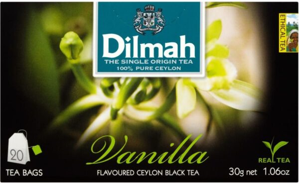 Dilmah waniliowa herbata expresowa czarna 20x1