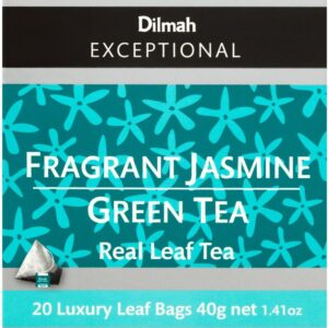 Dilmah zielona herbata z kwiatu jaśminu exceptional 20x2g