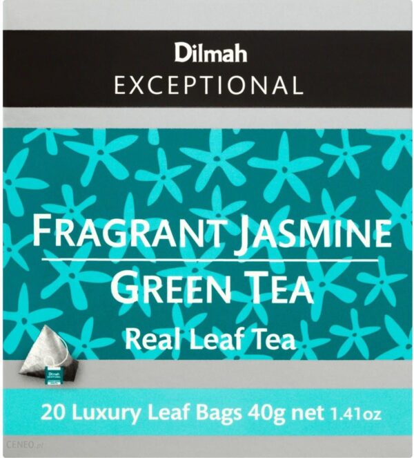 Dilmah zielona herbata z kwiatu jaśminu exceptional 20x2g
