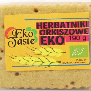 Eko Taste Herbatniki Wegańskie Orkiszowe Bio Tast 190G