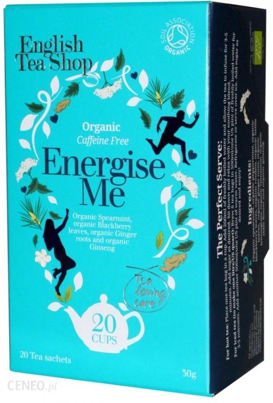 English Tea Shop Energise Me Zestaw Herbat Energetyzujących Bio 30G