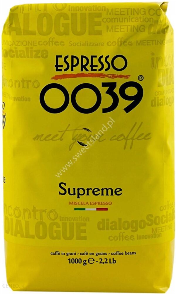 Espresso 0039 Supreme Kawa Ziarnista 1kg