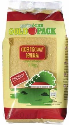 Gold Pack Cukier Trzcinowy Demerara Nierafinowany Drobny 1 Kg