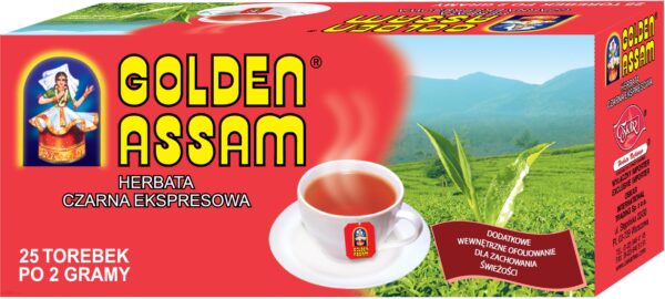 Golden assam herbata ekspresowa 25 torebek po 2g czarna