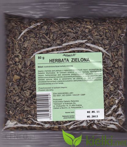 Herbapol zielona herbata liściasta 80g