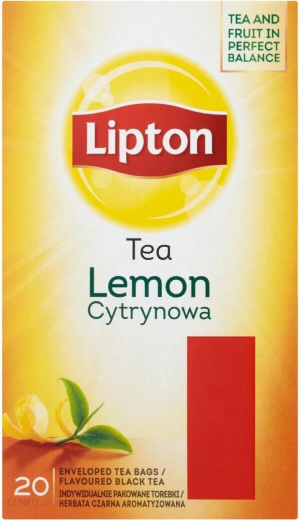Herbata ekspresowa Lipton LEMON 20tb
