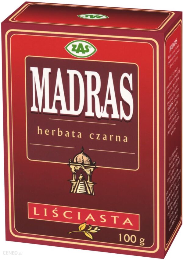 Herbata Liściasta Madras (Kartonik) 100G