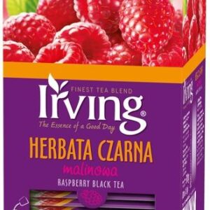 Irving Herbata Czarna Malinowa 20 Torebek (Kopertki) 1szt