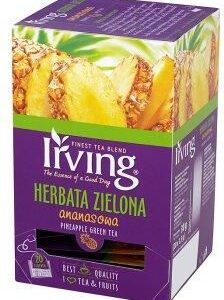 Irving Herbata Zielona Ananasowa 20 Torebek (Kopertki) 1Szt 1szt