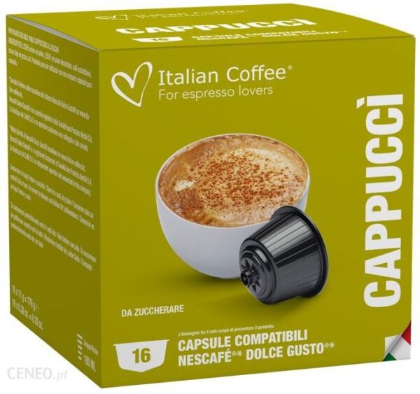 Italian Coffe Kapsułki Do Nescafe Dolce Gusto Capucci 16 Kapsułek