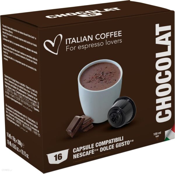 Italian Coffee Kapsułki Do Nescafe Dolce Gusto Chocolat 16 Kapsułek