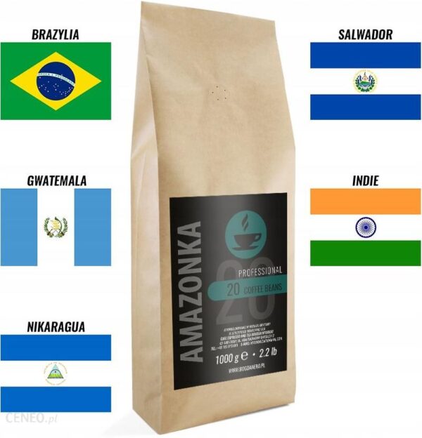 Kawa Amazonka 1kg Świeżo Palona Brazylia