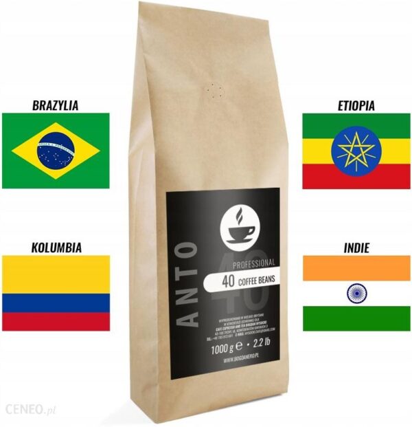 Kawa Anto 1kg Świeżo Palona Kolumbia Brazylia