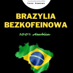 Kawa Brazylia Bezkofeinowa 1000g Ziarnista