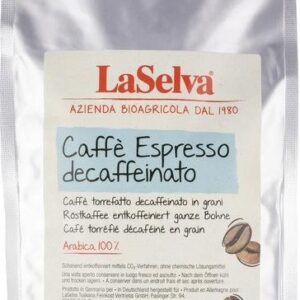 Kawa Caffe Espresso Ziarna 500g Bezkofeinowa Bio