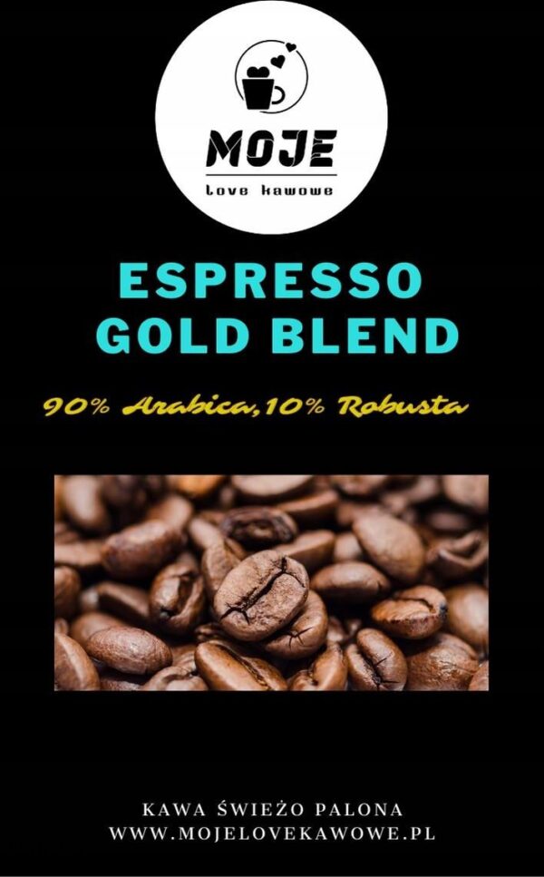 Kawa Espresso Gold Blend 1000g Mielona